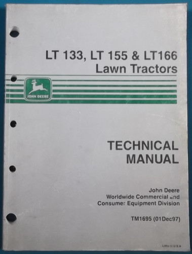John deere 133 155 lt166 - john,