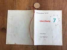 programme ancien de spectacle numéro 16 cabaret dancing 