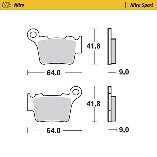 Plaquettes nitro frittées - plaquettes,