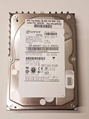 Disque dur ibm xseries - 36,4,