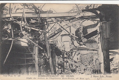 Cpa guerre ww1 reims - 14-18,