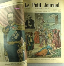 Le Petit Journal année 1902 reliée + de 110 ill.couleur 30,5x44cm 120€ Rare TBE