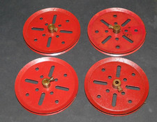 4 POULIES DE 75mm AVEC MOYEU