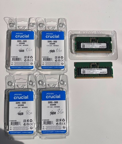 Lot barrettes ram - 6,