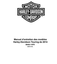 MANUEL ATELIER REVUE RÉPARATION PDF HARLEY-DAVIDSON 2014 TOURING francais