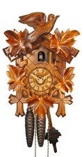Pendule à coucou 5 feuilles