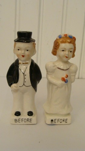 Bride groom salt pepper - bride,