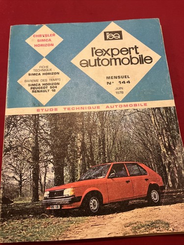 Revue technique simca horizon - technique,