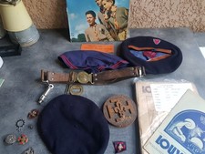 LOT Scoutisme Scout Boucle , ceinture , sifflet , insigne,éclaireur jeunesse