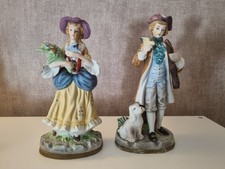 Lot 2 grandes statues couple