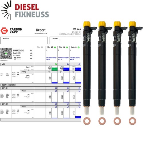 Injecteurs hdi embr00101d - 4x,