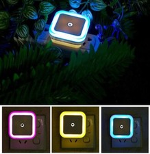 Veilleuse Nuit Capteur Lumière Intelligent Led Détecteur Mural Chambre Prise USA