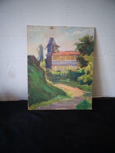 Tableau hst marouflée - tableau,