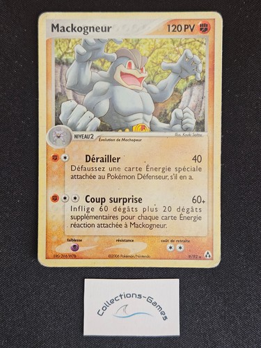 Carte pokémon mackogneur - carte, 9/92