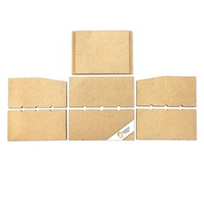 Revêtement de foyer adapté pour cheminée * Revêtement de poêle ver....