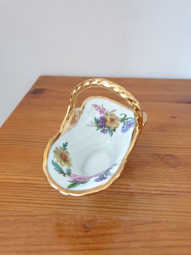 Panier miniature porcelaine - en,