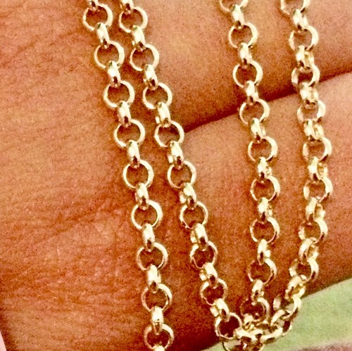 Plaqué carats collier - plaqué, 18