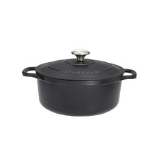 Cocotte ronde 18 cm noir fonte