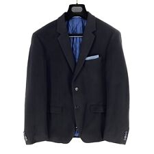 Mise Au Green Hommes Bleu Marine Laine Cachemire Veste Blazer Pointure Eu 52 UK