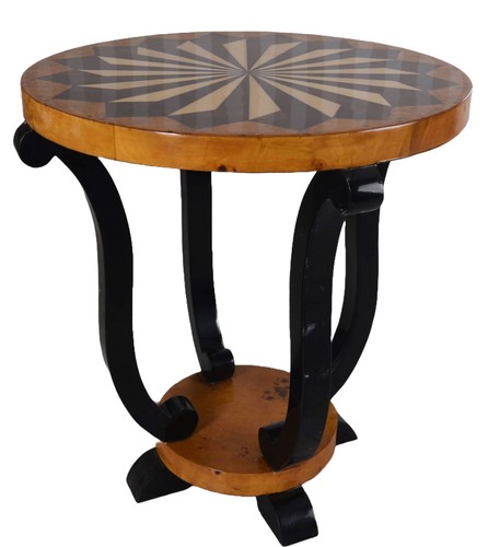 Art déco table basse - basse, rond