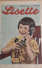 Lisette 1936 à 1942 Lot de 53 Magazines BD Hebdomadaires Et 5 Numéros De 1971