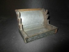 ancien porte plume crayon bureau artisanal boîte poudre de chasse fin XIX ème