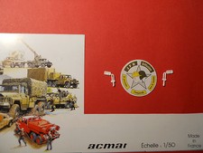 CEF REPLEX LOT( 2 ) RETROS ACMAT 1/50 REPRO RESINE COULEUR BLANC