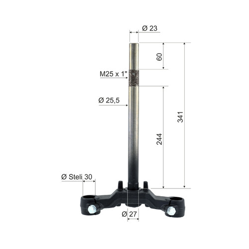 Tête fourche rms pour - fourche,