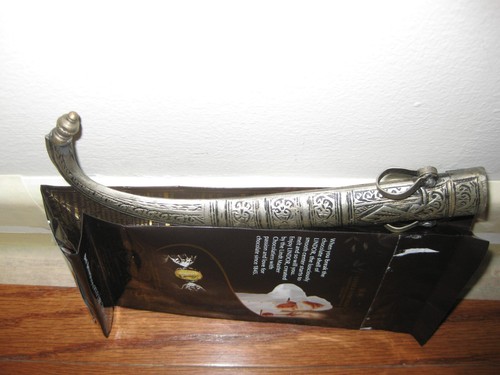 Moroccan silver koummya sword - moroccan,