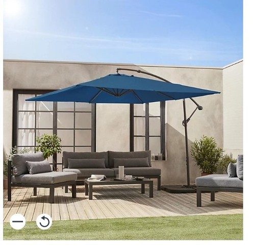 Parasol déporté carré - , 3x3m