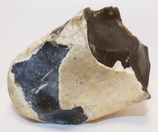 Gros Silex Noir 7x6.5cm Minéraux collection pierre lithothérapie soin rare reiki