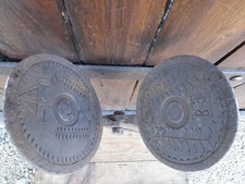 moule à gaufres 18ème siècle armoirie  ancien grenier