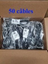 Lot x50 Cordons câbles d'alimentation secteur PN 078390  250v 10A  1,8m
