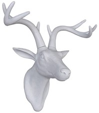 Tête De Cerf Avec Panache
