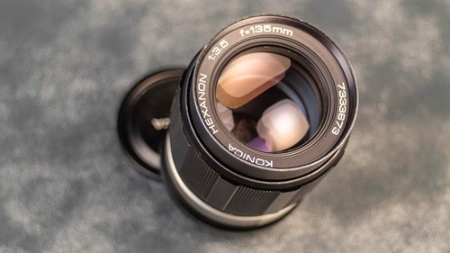 Objectif konica hexanon 135mm - objectif,