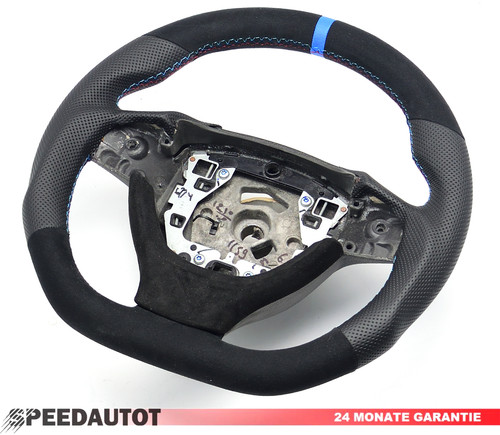 Tuning volant cuir plat bmw - cuir,
