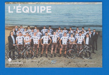 CYCLISME carte Equipe cycliste