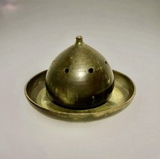 Christiane Bartoli Ensemble Soucoupe Vase Pique Fleur Céramique Vintage Bel État