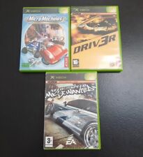 Jeux Xbox Première Génération Micromachines Driver 3 Need For Speed Most Wanted