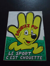 stickers / Autocollant SOURIEZ PIF - LE SPORT C'EST CHOUETTE