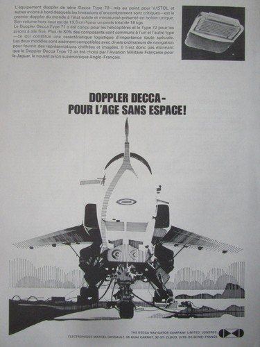 1968 pub decca doppler type - doppler,