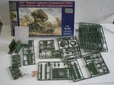 MAQUETTE CHAR SHERMAN M4A1 WITH M17 / 4.5INCH ROCKET LAUNCHER WW2 UM No.224 1/72
