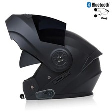 Casque Intégral MOTO Bluetooth Modulable Rabat Visière Certification DOT