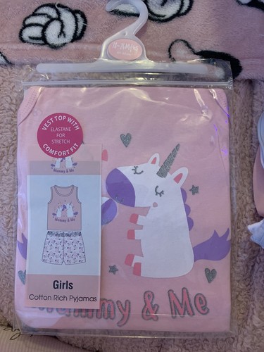 Pyjama court licorne bébé