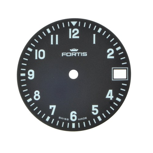 Véritable cadran fortis noir - véritable,