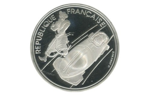 100 francs bobsleigh - 100,