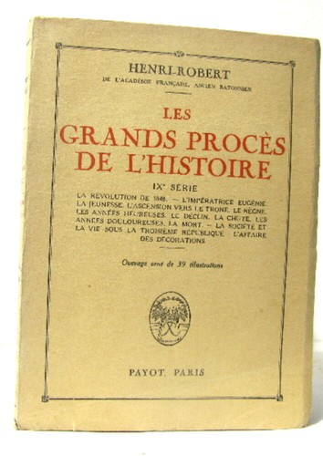 Les grands procès - , de