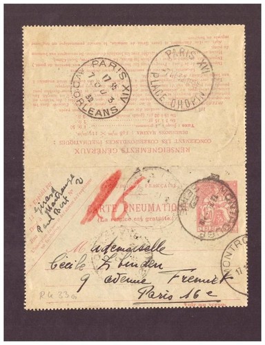 France télégraphe entier - télégraphe,