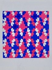 Atelier TESTEMALE - Peinture originale - Gouache - Projet de tissu 647