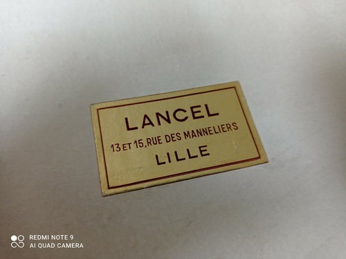 Lancel vintage ecrin boite - lancel,